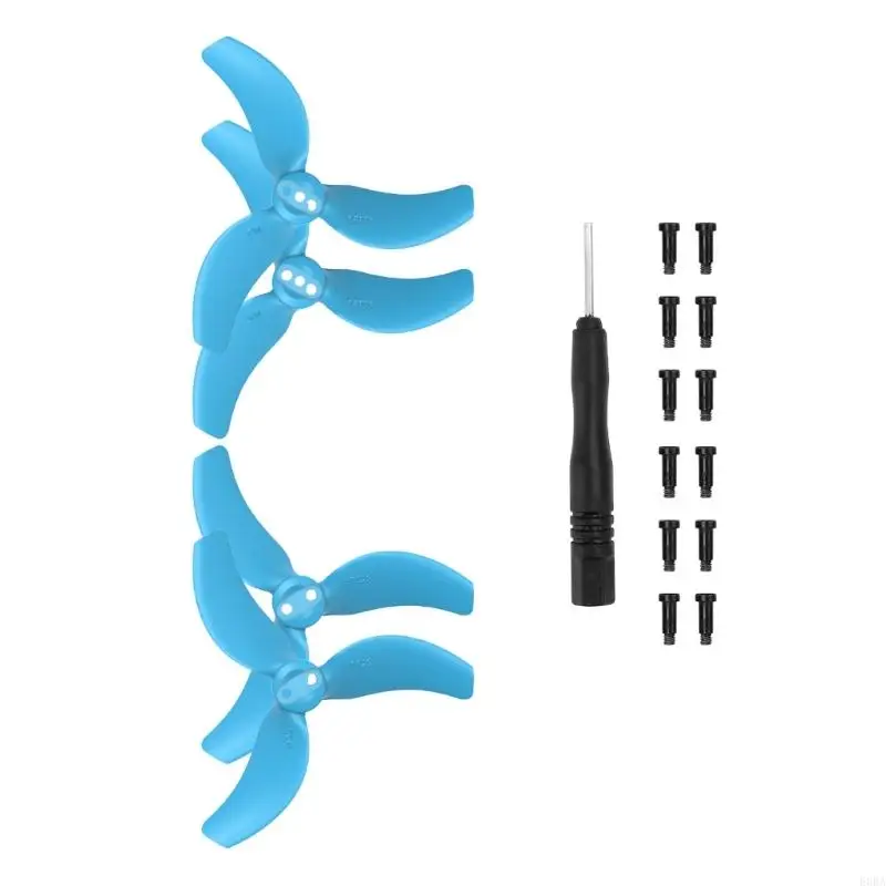 4pcs طائرات مراوح مراوح ضوضاء منخفضة الضوضاء مرادف