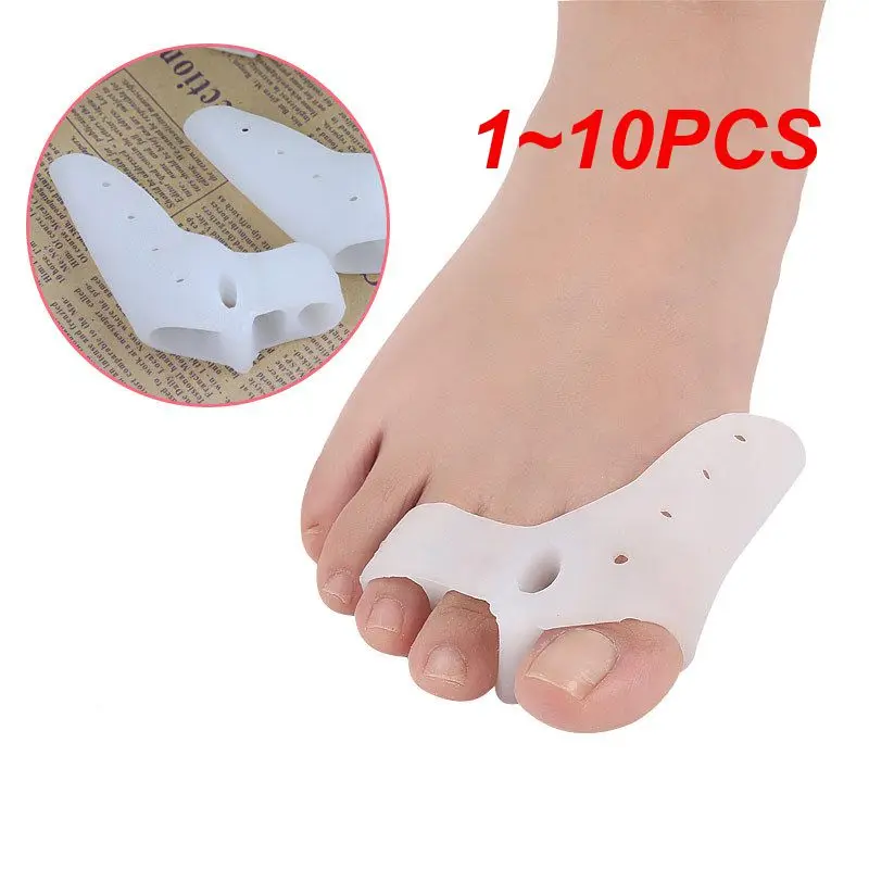 

2/4/Big Toe Straightener Thumb Valgus Protector Silicone Gel Fingers Toe Separator Bunion Adjuster Feet Pads Reli