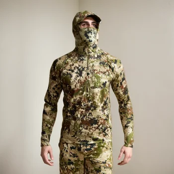 Ainfad Core sweat à capuche léger vêtements de camouflage masque pull chasse pêche à capuche