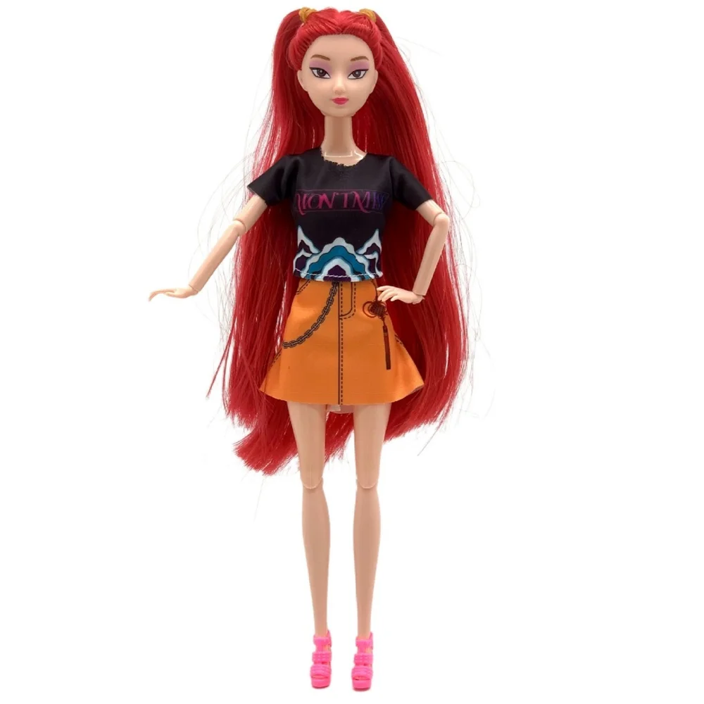 30cm k-pop demônio caçadores boneca brinquedo para meninas diy conjunta móvel rumi mira zoey buceta estatueta bonecas bjd para fãs presente