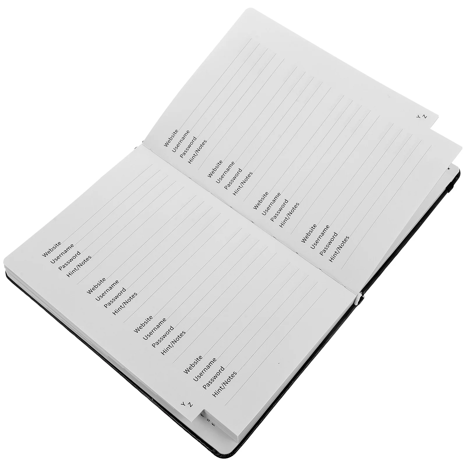 Electronic Planner Password Book The Notebook Convenient Phone Paper Address with Strap Office