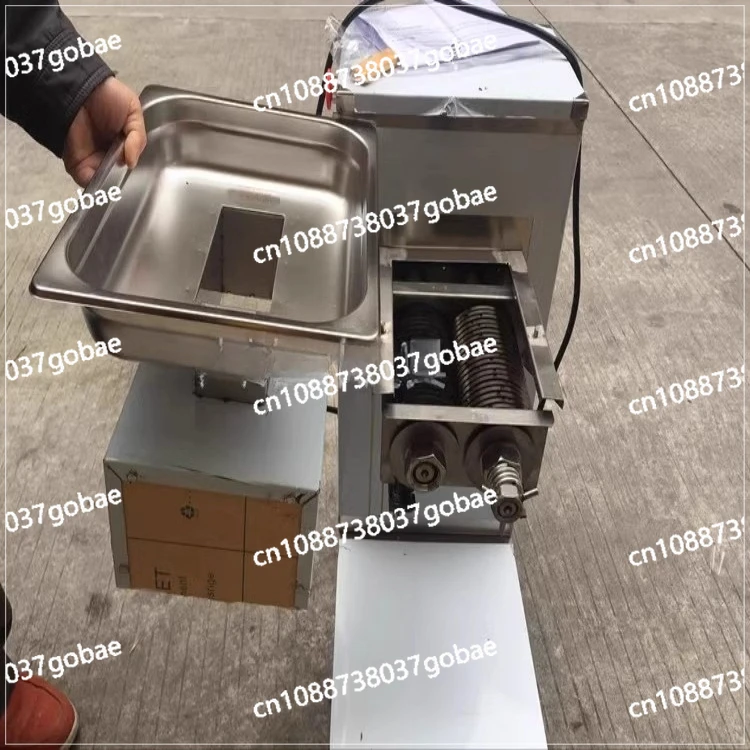 QE Electric Meat Slicer Meat 220v/110V Cutter with Pulley Cutting Machine Electric Meat Slicing Machine 550w Food Processors