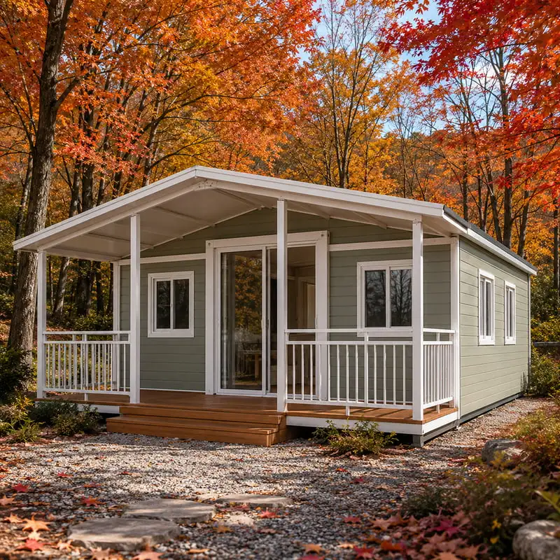 Collapsible Container House Folding House Customized with Complete Furniture Folding Container Home for Remote Living