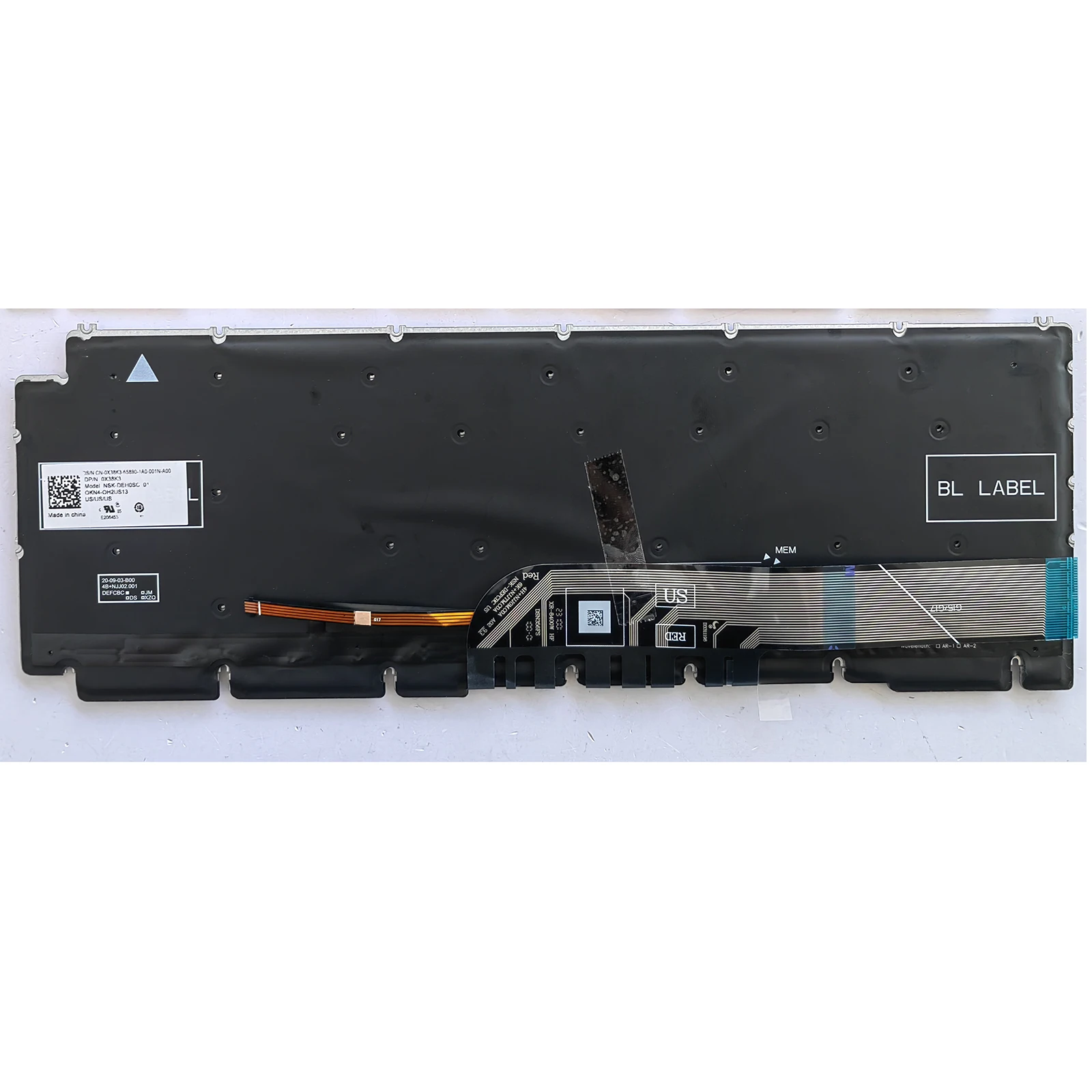 

RU Layout for Dell Precision 5540 5520 5530 5510 Dell XPS 5501 5500 7558 5511 Laptop Keyboard