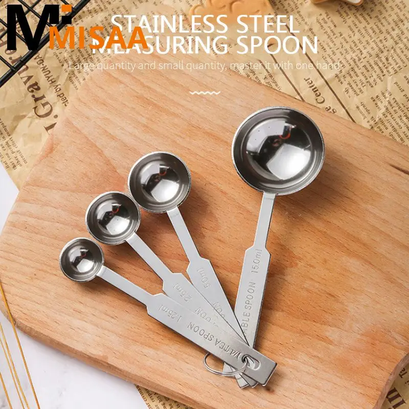 Stainless Steel Convenient Stackable Space-saving Time-saving Reliable Top-rated Precise Measurement For Baking Kitchen Utensils