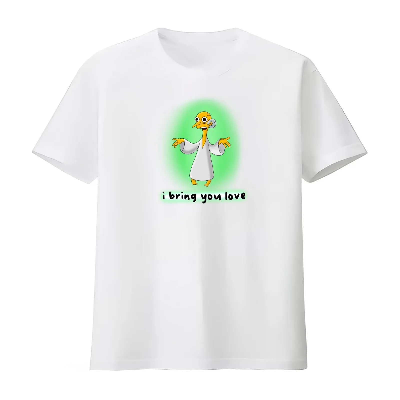 I Bring You Love Nuclear Burns T-Shirt Summer Casual Cotton Tee Oversized Streetwear Tops Vintage Graphic Print 100% Cotton