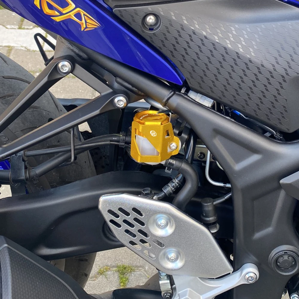 Cubierta de depósito de líquido de freno de cilindro de llenado de aceite de motocicleta, calcetín para Yamaha Tracer9gt TRCAER 9 GT 9gt MT09