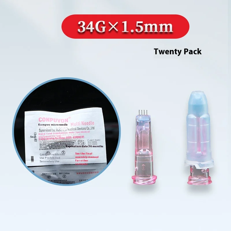 34G Disposable Small Needle 1.5/2.5 Non Painless Cosmetic Use Hand Needle Ultra-fine Mosquito Needle