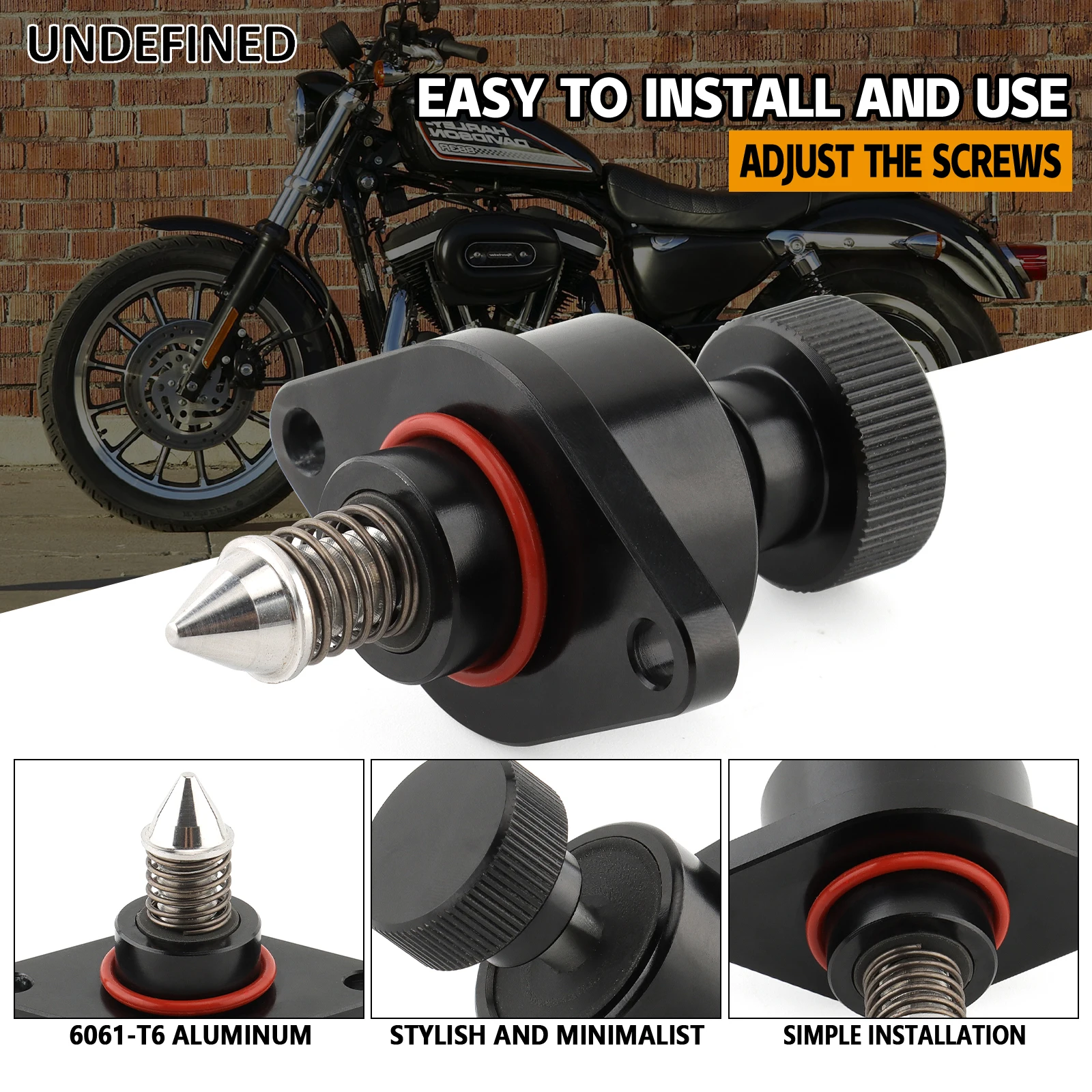 Tornillo de ajuste de velocidad de ralentí compatible con Harley XL 883 1200 Touring Road King Dyna Softail Vrod, carburador de motocicleta, Control