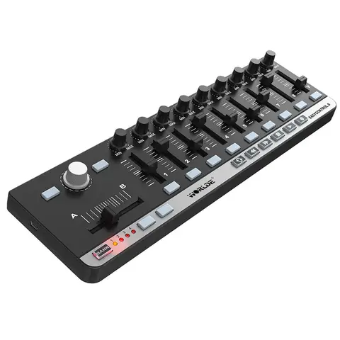 Worlde EasyControl.9 MIDI 컨트롤러, 휴대용 USB 9 슬림 라인 컨트롤, 프로그래밍 가능한 MIDI 키보드 악기, 전자 오르간