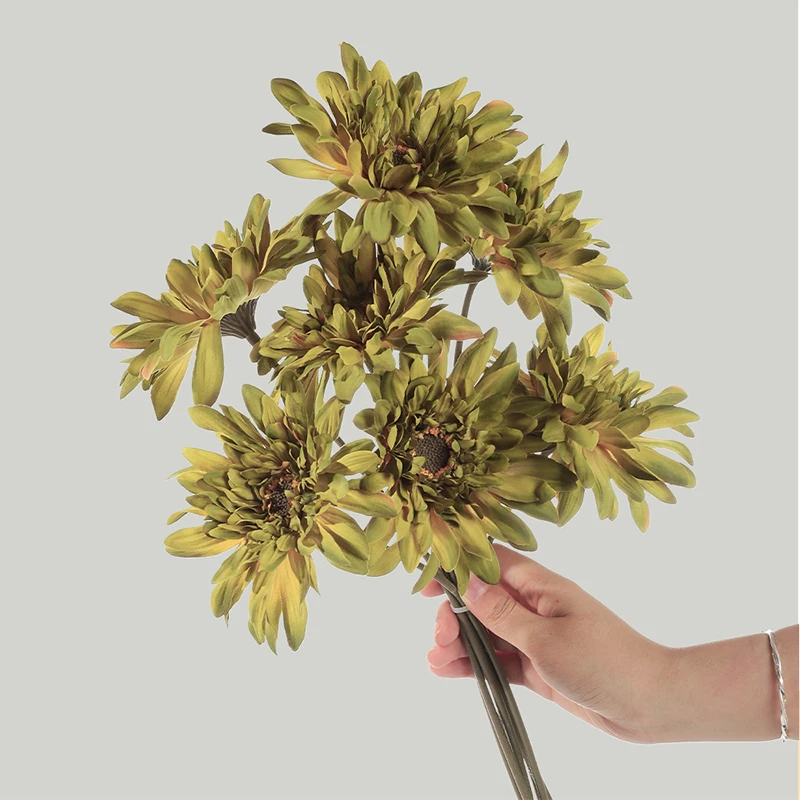 1/3/5 Stück 43cm Künstliche Dahlien-Blumensträuße Kunstblumen für Hochzeit, Zuhause, Raumdekoration, Party-Bouquet, Tischdekoration, Party-Deko – Detail 8
