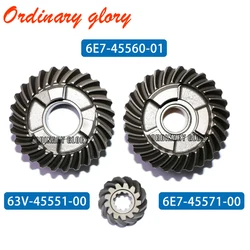 Gear Kit for YAMAHA F15 4 Stroke 15HP Outboard Motor 6E7-45560-01 63V-45551-00 6E7-45571-00