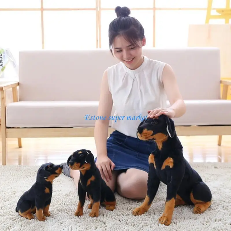 090B 대형/미니 사이즈 봉제 인형 개 세탁 가능 현실적인 인형 보육실 공급