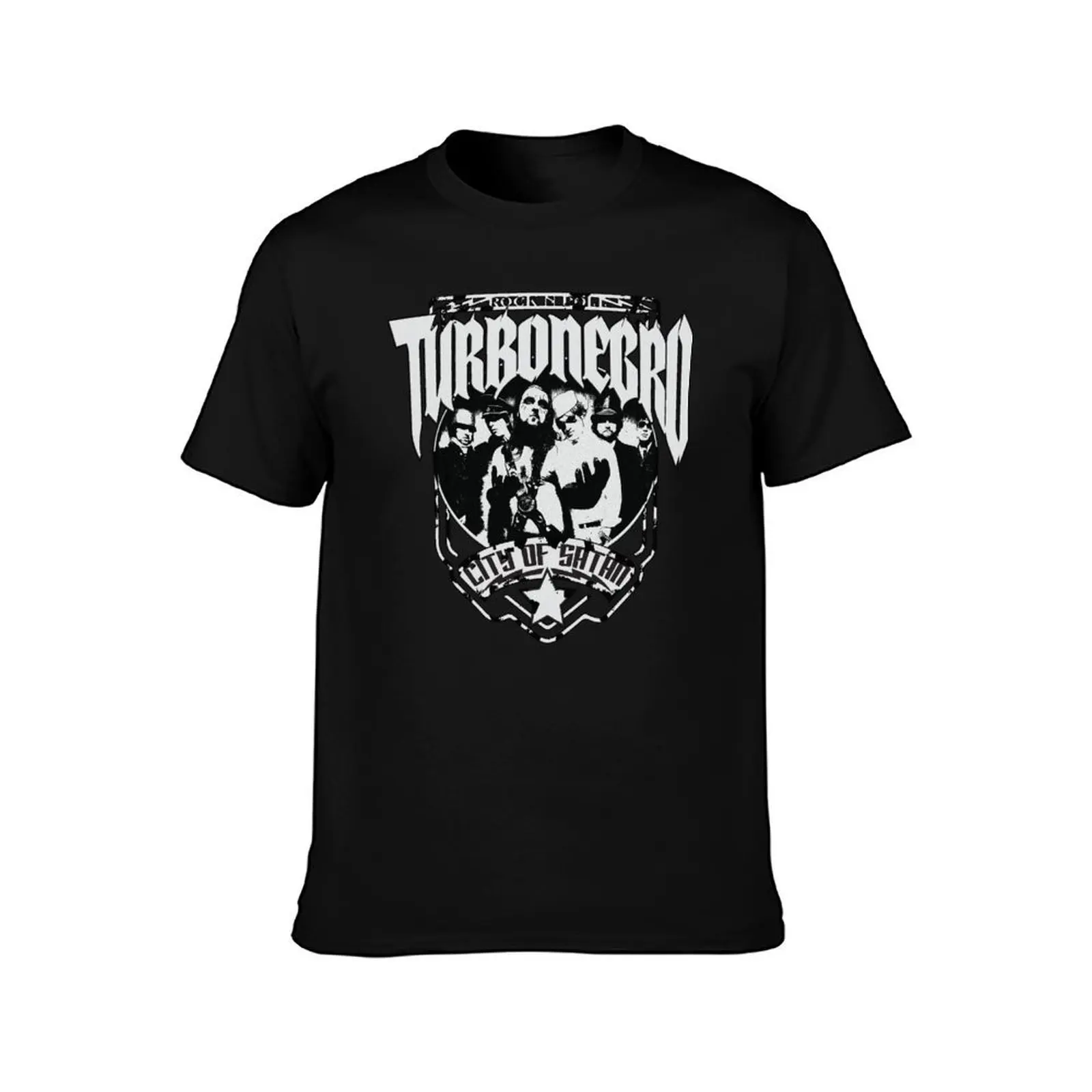 Turbonegro rnr T-Shirt Summer Casual Cotton Tee Oversized Streetwear Tops Vintage Graphic Print Loose Fit Short Sleeve