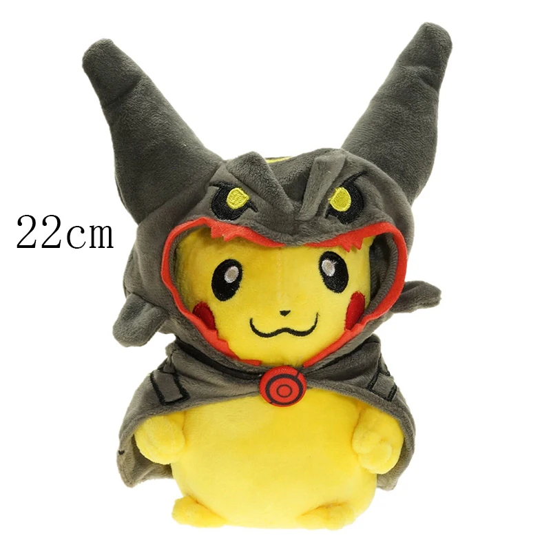 Pokopia Leuchtende Farbige und Pixel-Pikachu-Cosplay-Eevee-Plüschtiere, Charizard Peluche, Lucario, Snorlax, Garchomp, Tyranitar Puppe