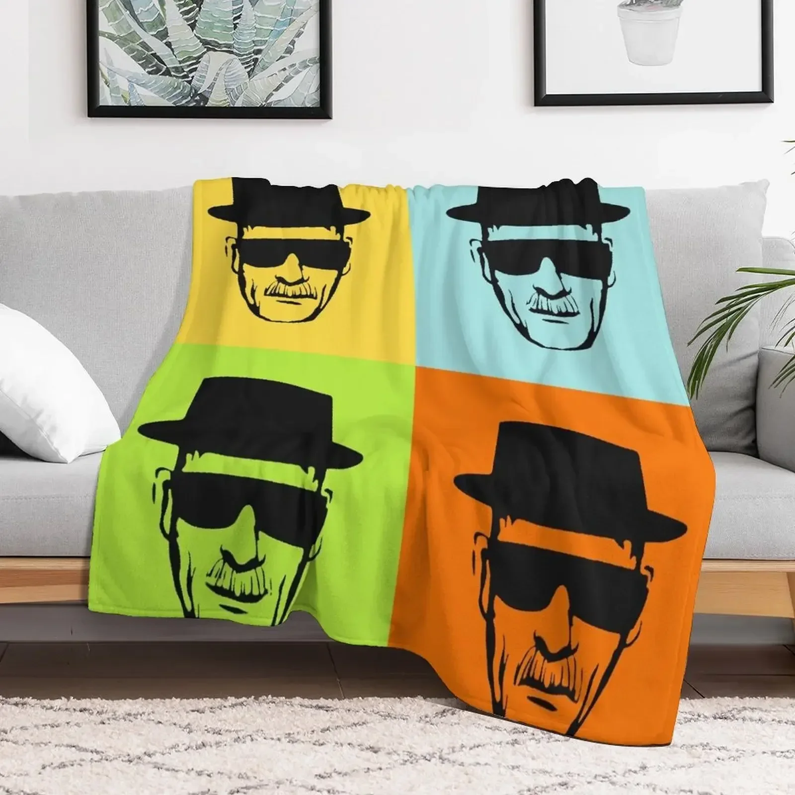 

Heisenberg | 4 Colours Throw Blanket Blankets For Bed Flannels Summer Soft Plaid Blankets Quilt blankets and throws