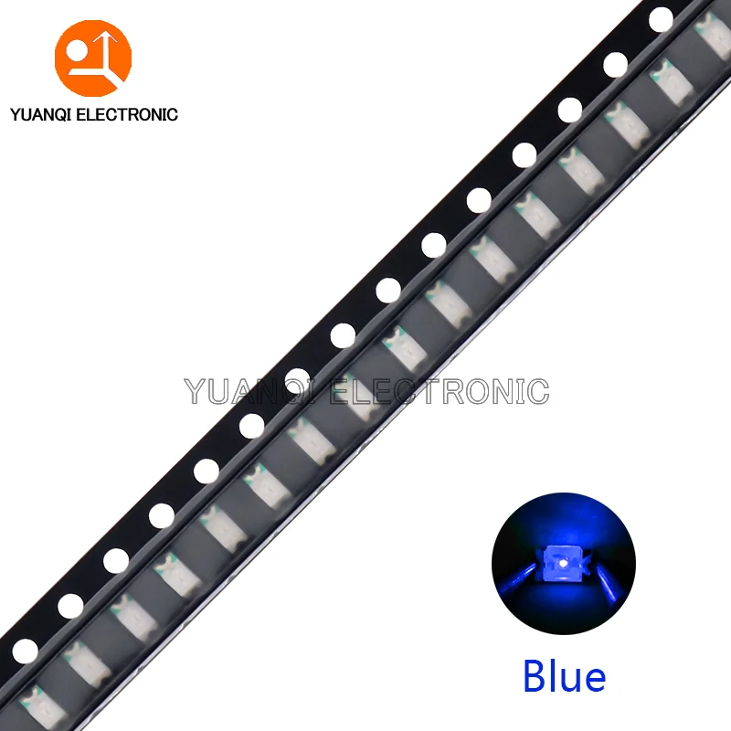 100pcs 1206 SMD LED 화이트 레드 블루 옐로우 그린 오렌지 따뜻한 화이트 핑크 퍼플 RGB 발광 다이오드