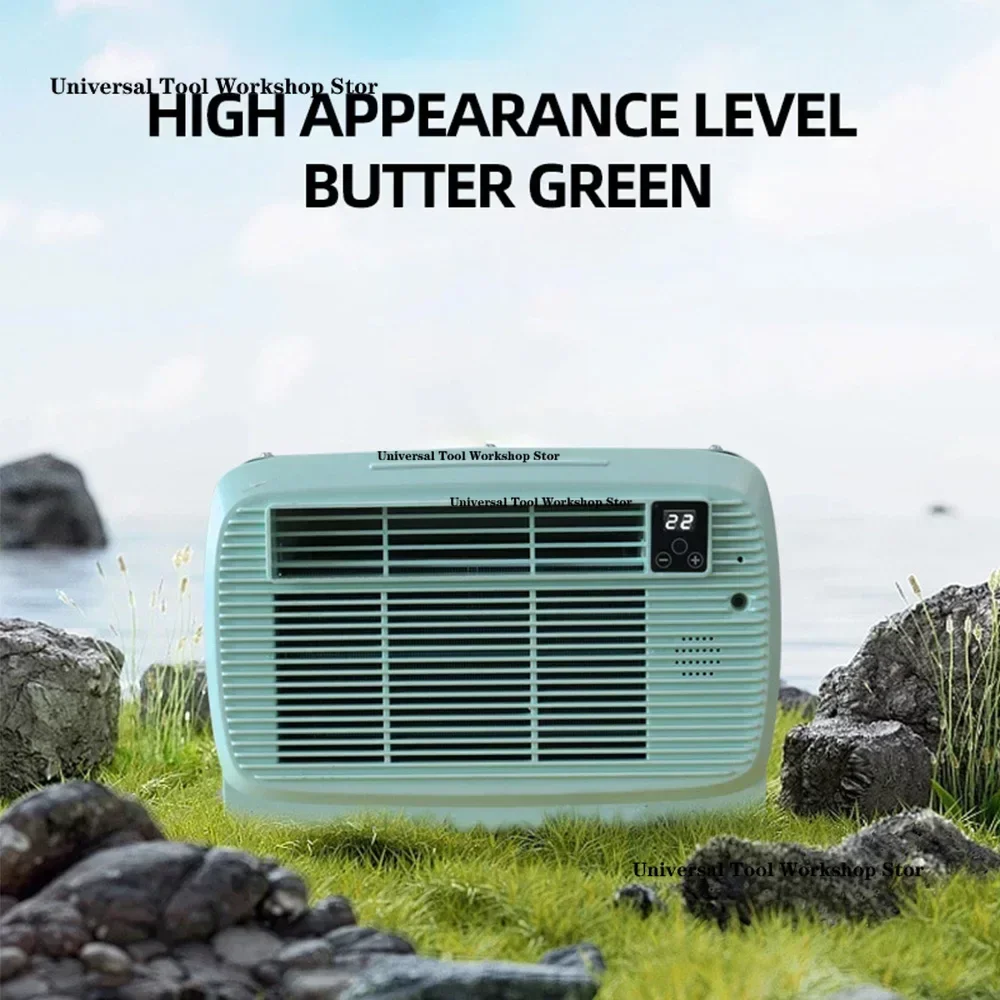 110V/220V Mini All-in-One Air Conditioner - Portable for Bedroom/Car/Camping, Voice Control