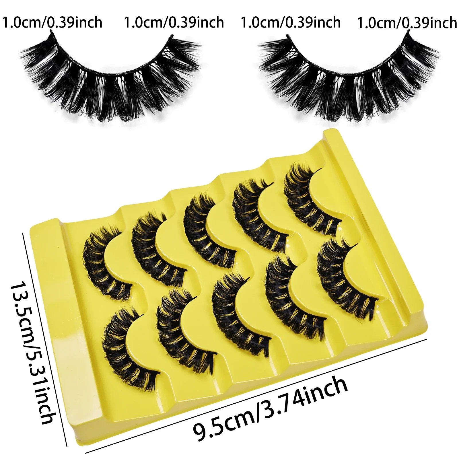 15 paia/25 paia 3D ciglia finte striscia russa DD Curl ciglia finte soffici volume estensione ciglia trucco