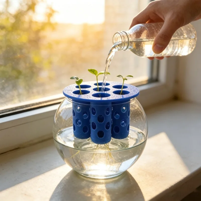 7 holes Hydroponic Vegetables Seed Planters Plant Garlic & Green Onion/Outdoor Nursery Pot  Gardening Flowers Plant Tray