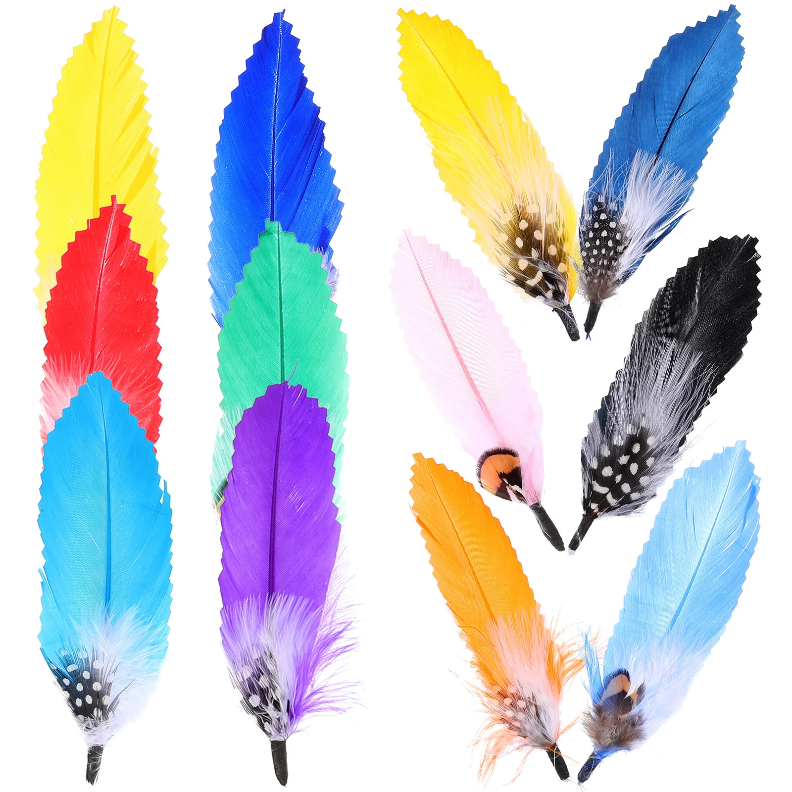 

12Pcs Decorations Lightweight DIY Craft Plumes for Wedding Party DIY Hat Decoration Earrings Creative Supplies