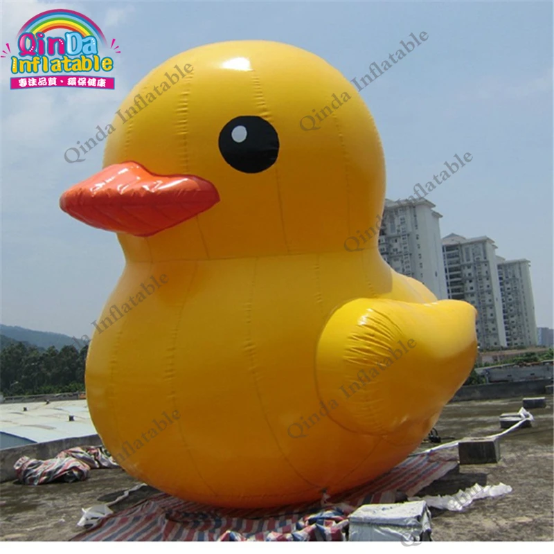 

0.9Mm Pvc Factory Price Inflatable Pool Duck , 3M Height Giant Inflatable Promotion Duck