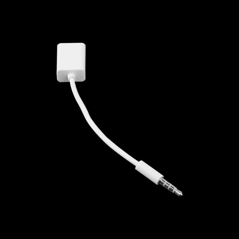 Convertidor de Cable adaptador de Audio USB 2,0 hembra a macho de 3,5mm para coche