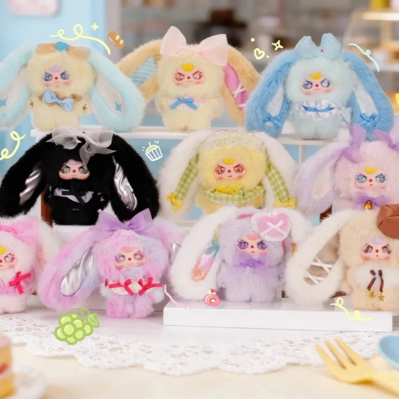 

Spot New Products Baby Three Pocket Rabbit Treasure Series Blind Box Plush Trendy Play Bag Pendant Cute Doll Birthday Gift