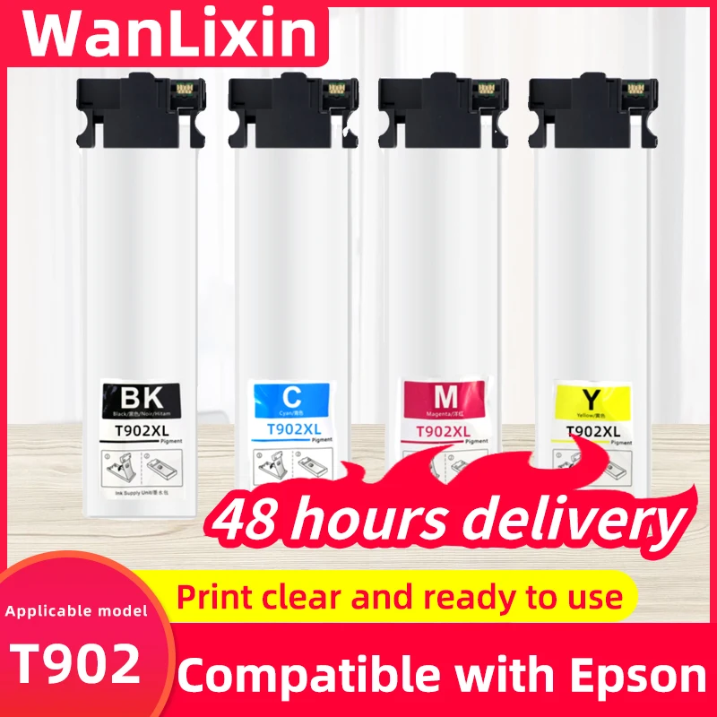 

T902XL 902XL T902 902 Премиум-совместимый картридж с чернилами для Epson WorkForce Pro WF-C5710 WF-C5790 WF-C5210 WF-C5290 Картридж