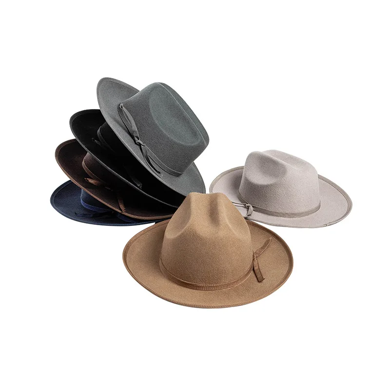 

Осень-зима, повседневная шляпа-федора из 100% шерсти, кепка-трилби для женщин и мужчин, уличная модная уличная теплая шляпа в подарок на Хэллоуин