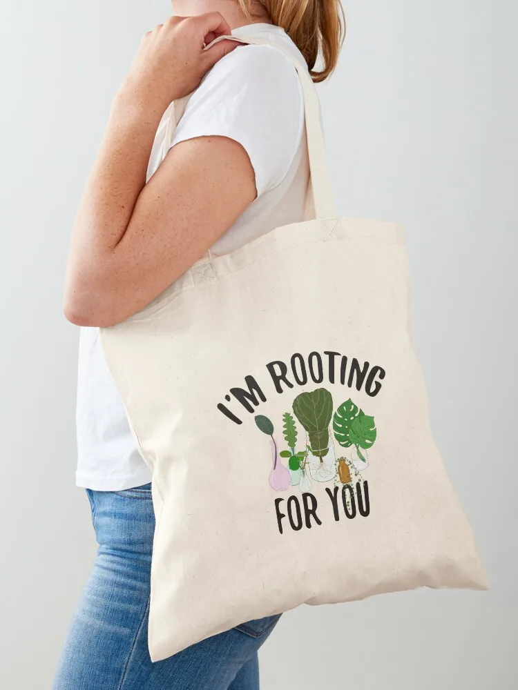 

I'm Rooting For You! Tote Bag shopping trolley bag Women's shopper Big bag women Canvas
