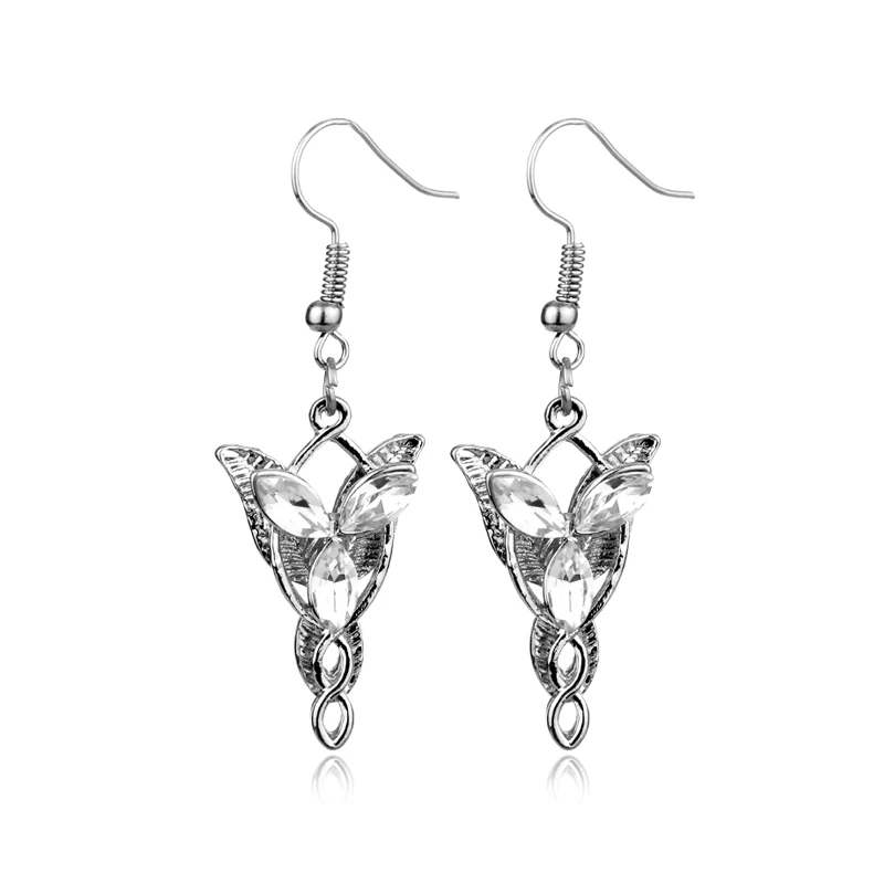 Arwen Elvish Jewelry Evenstar Earrings For Women Move Cosplay Peripheral Party Accessories