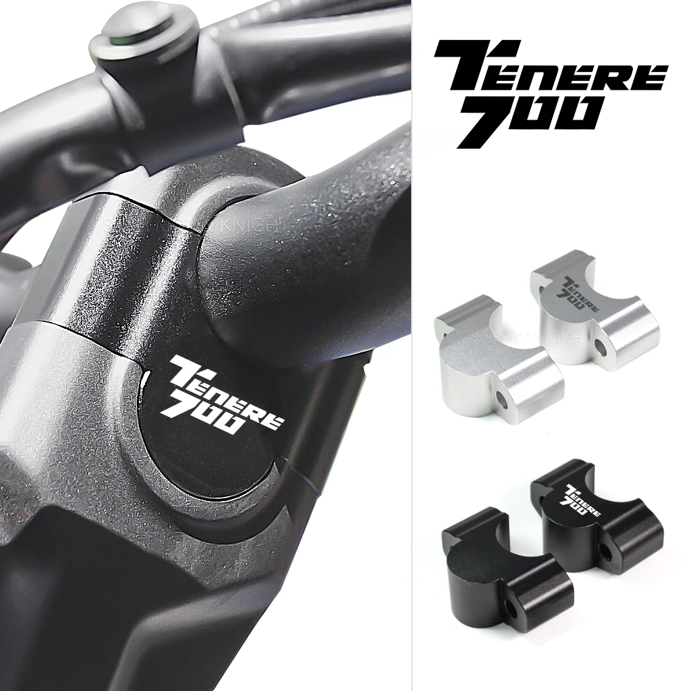 

For YAMAHA Tenere 700 2019- T700 hold 700 TENERE700 Rally World Raid Motorcycle Handlebar Risers Clamp Extension Adapter