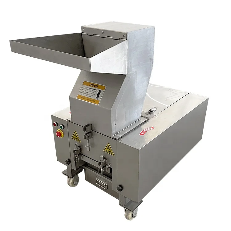 Heavy‑Duty Stainless‑Steel Bone Crusher Machine, Industrial Coarse Granulator for Animal Bones, Coconut & Fruit Pit Crushing