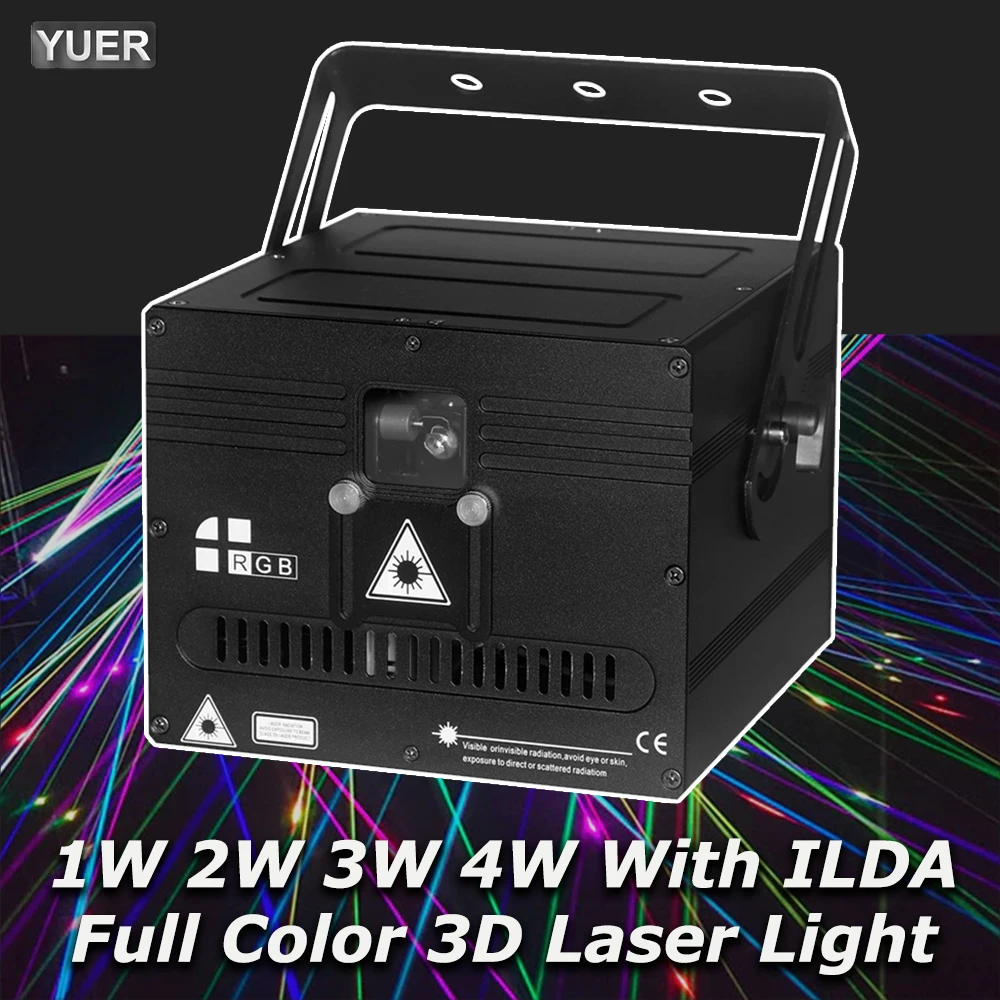 

Stage 3D Animation Scanner 1W 2W 3W 4W With ILDA DJ Laser Light DMX Beam Projector Bar Club Disco Christmas Party Wedding Show