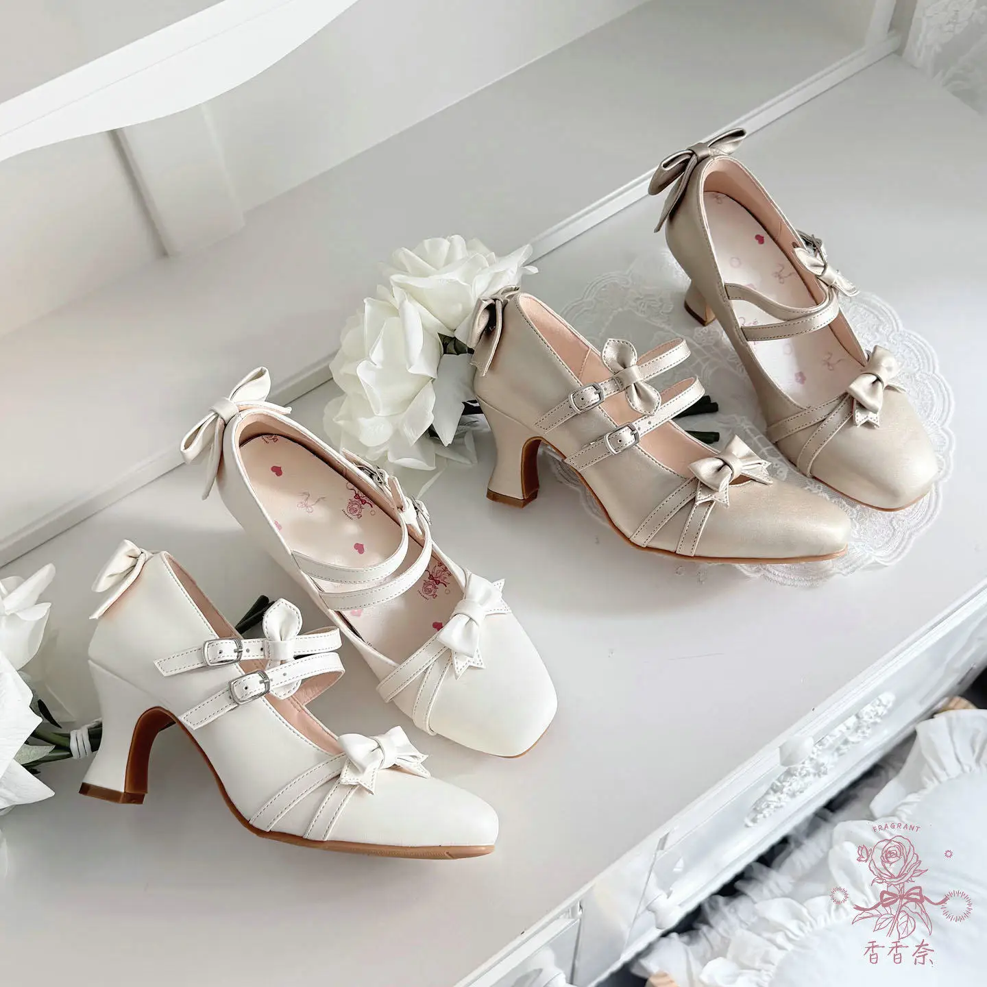 Japanese Original Wine Glass Heel Cla French Lolita Elegant High Heels Female Retro Mary Jane Single Shoes Women's Head Shoes