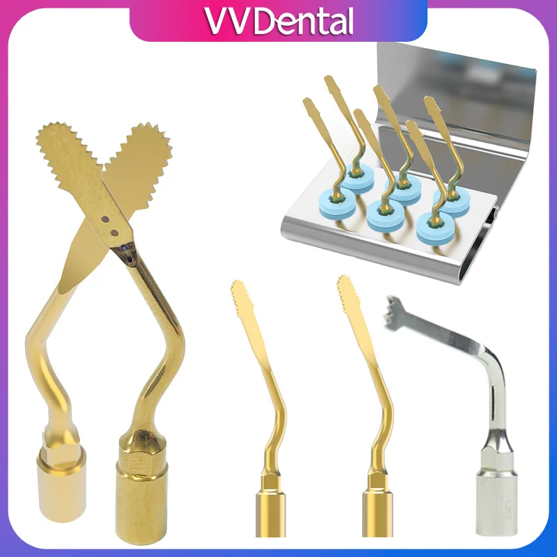 VVDental US9 Piezo Surgery Tip Bone Cutting Compatible with Mectron Woodpecker NSK Ultrasonic Bone Cutter Dental Instruments