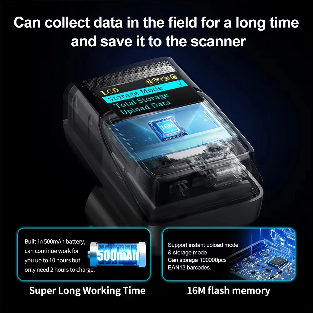 Встроенный USB-сканер штрих-кода Сверхнадцатый двигатель QR-сканирования 1D2D с металлической крышкой, фиксированное крепление промышленного класса