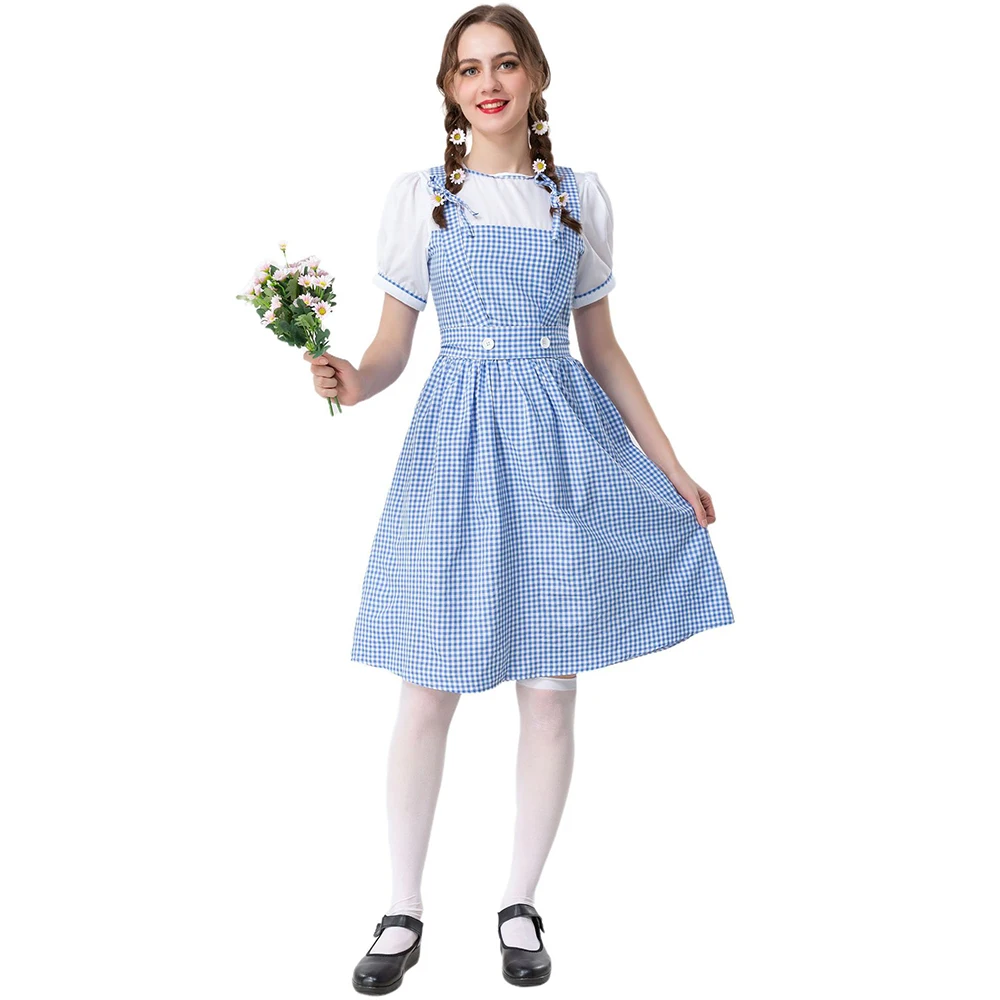 Halloween Children's Dorothy From Costume Medieval Maid Children's Day Pastoral Character Shooting Costume