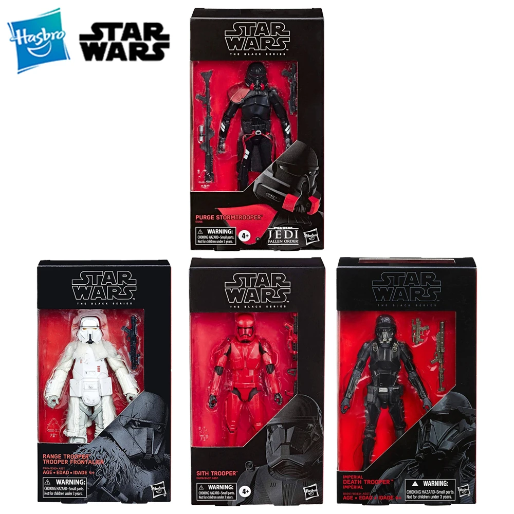 

[In-Stock] Hasbro Star Wars The Black Series Range Trooper, Death Trooper, Sith Trooper and Purge Trooper 15cm Figure Model Toys