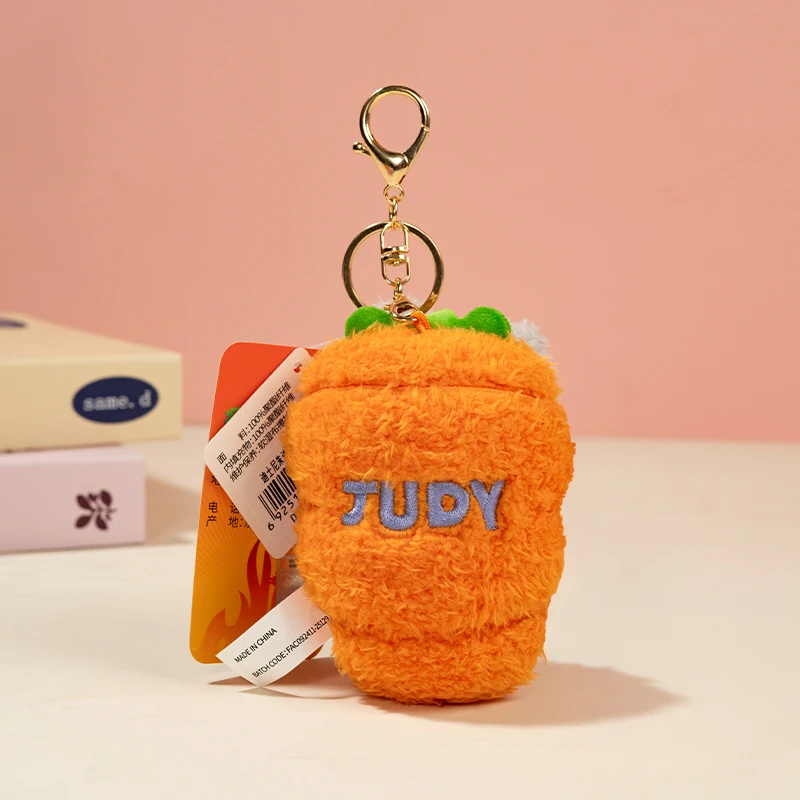 Disney Zootopia Judy Carrot Plush toy Cartoon Cute Doll keyring Throw Pillow Children's Toys Gift