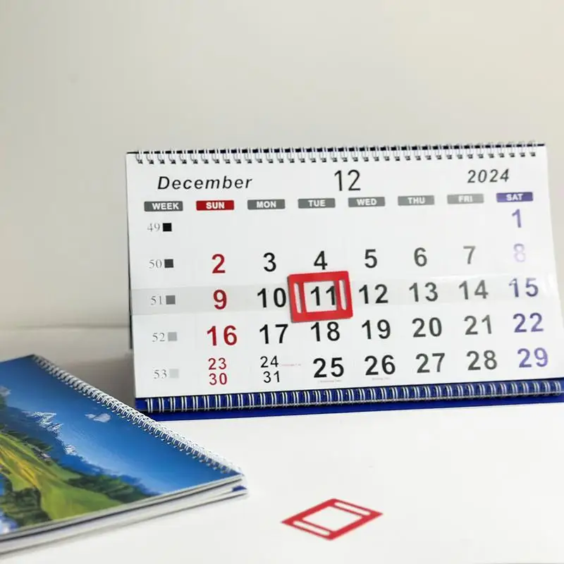 Vertical 3 Months Display Wall Calendar 2025 Dec 2024 - Jan 2026 Holidays Blocks Calendar For Daily Organizing & Planning