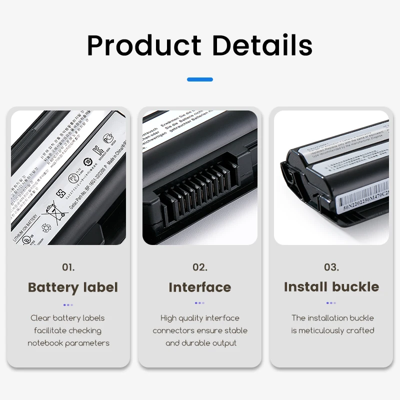 BTY-S14 Laptop battery For MSI Laptop Battery GE70 GE60 FX720 GE620 GE620DX GE70 A6500 CR41 CR61 FR720 CX70 FX700