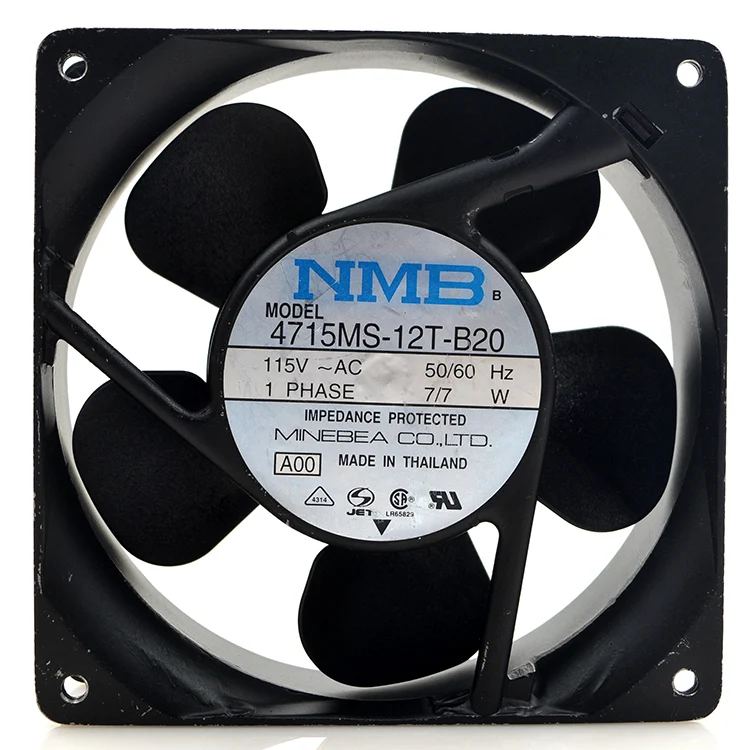 4715 ms 12038-12 t - 115 v the B20 7 w 12 cm aluminum frame cabinet cooling fan