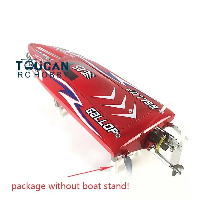 

E25 Волокно Стекло Красный Электрический Гоночный Корабль PNP RC Лодка С Мотором Сервоприводом ESC Без Аккумулятора 75 км/ч Игрушки Для Взрослых в Подарок TH02627