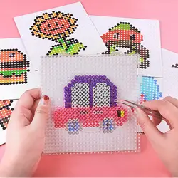 2.6mm Hama Beads with Pegboards Ironing Paper Fuse Beads Craft Kit for Kids