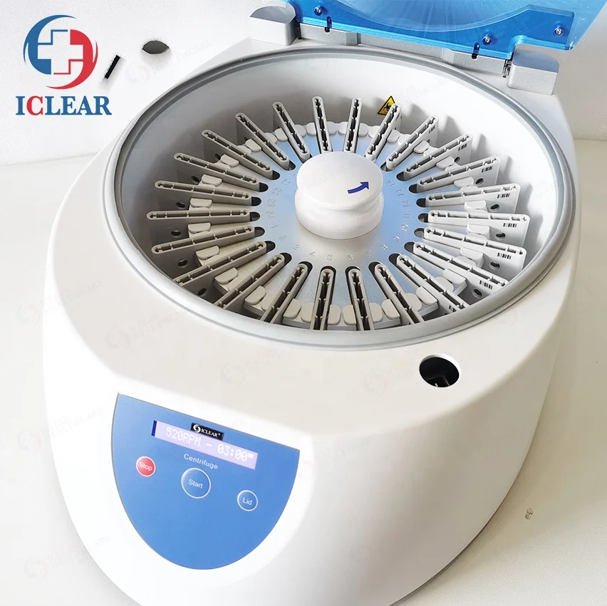 500-1500rpm Lab 24 ID Gel Card Centrifuge