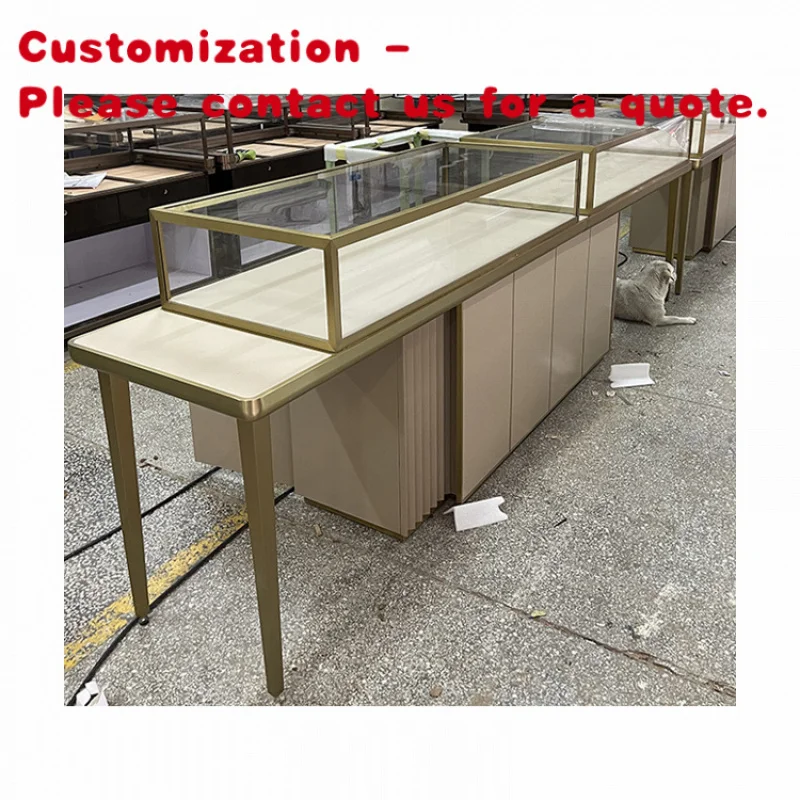 custom.Factory Custom Shopping Mall Decoration Display Cabinet Glass Window Jewelry Store Design