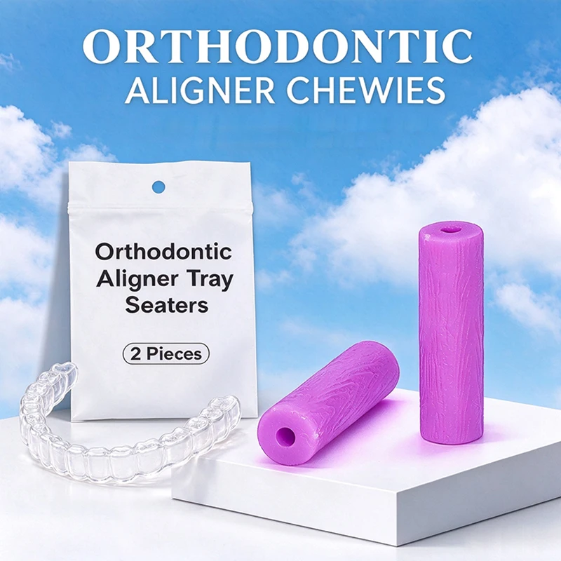 1set Orthodontic Teeth Alinger Chewies Tooth Bite Stick Removal Tool Oral Care