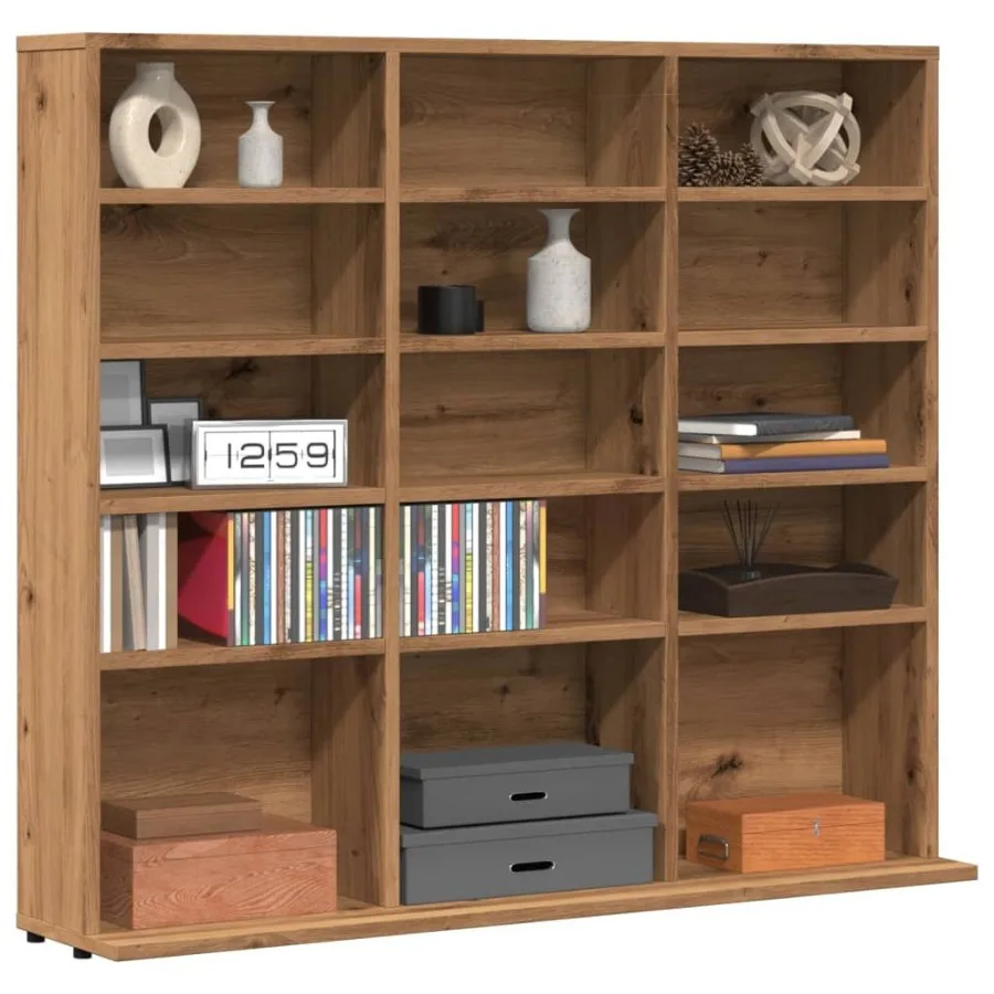 

CD Cabinet Artisan Oak Engineered Wood Medium